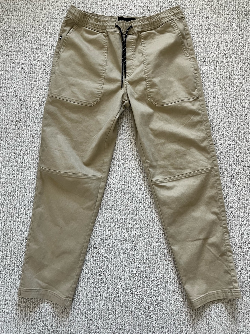 Edgar and Ash Men's Khaki Utility Jogger Pants Sz Medium